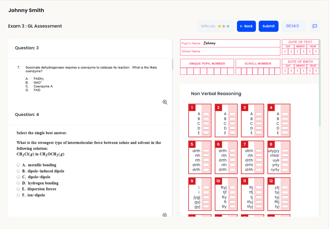 Gl Assessment Exam